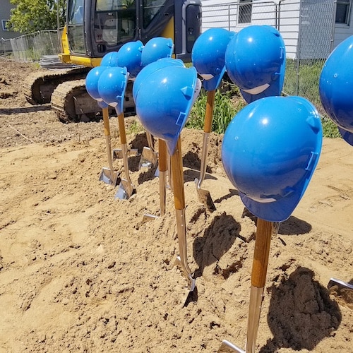 Helmets On Shovel's